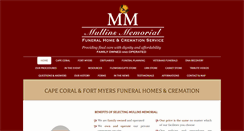Desktop Screenshot of mullinsmemorial.com